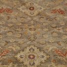 8x10 HANDMADE WOOL RUG VEGETABLE DYE BROWN IVORY GRAY
