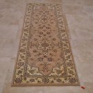 2x8 RUNNER WOOL&SILK HAND TUFTED BEIGE IVORY CHINESE