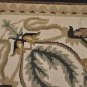 9x12 WOOL SILK RUG FLUER DE LIS HANDMADE BLACK BEIGE