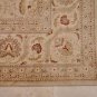 9x12 AREA RUG PAK PERSIAN VEGETABLE DYE WOOL SILK IVORY
