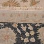 9x12 WOOL RUG HANDMADE VEGETABLE DYE CHOBI IVORY BLACK