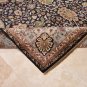 9x12 WOOL AREA RUG HANDMADE PERSIAN BLACK GRAY TEAL