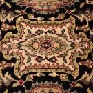 6x9 RUG PERSIAN HANDMADE OLD WORLD BLACK RED MAHAL