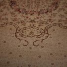 12x18 WOOL&SILK AREA RUG AUBUSSON SAVONERRIE IVORY BLUE