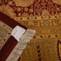 12x18 WOOL AREA RUG PAK PERSIAN HANDMADE BURGUNDY IVORY