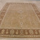 9x12 RUG HANDMADE VEGETABLE DYE CAMEL FAWN PESHAWAR NEW