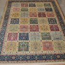 10x13 BLUE GOLD RED GREEN RUG SHAW ANTIQUITIES 3V012/81440 NYLON NEW PATCHWORK