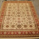 10x13 IVORY BRICK RED AREA RUG RADICI COMO 1592  LARGE OVERSIZE NEW