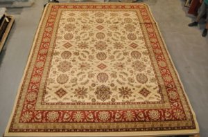 10x13 IVORY BRICK RED AREA RUG RADICI COMO 1592  LARGE OVERSIZE NEW