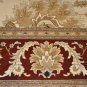 10x13 IVORY RED AREA RUG RADICI COMO GOLD TAN LARGE OVERSIZE NEW