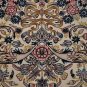 8 FOOT ROUND AREA RUG FINE PERSIAN IVORY BEIGE PAKISTAN