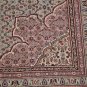 8x8 SQUARE WOOL HANDMADE AREA RUG MAHI TABRIZ BLACK B&W