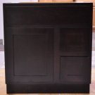 30 Inch Shaker Style Espresso Bathroom Vanity Right Drawers Cabinet 30"