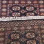 3x4 RUG HANDMADE WOOL TRIBAL BOKHARA NAVY BLUE RED TAN
