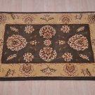 NEW 2x3 AREA RUG HANDMADE TUFTED SILK WOOL GRAY IVORY