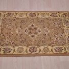 NEW 2x3 AREA RUG HANDMADE TUFTED SILK WOOL BEIGE IVORY