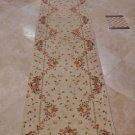 2x13 FOOT RUNNER HANDMADE FLORAL IVORY ORIENTAL SILK