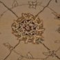 4x6 WOOL & SILK AREA RUG IVORY BEIGE HANDMADE TUFTED