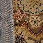 4x6 WOOL & SILK AREA RUG GRAY BEIGE HANDMADE TUFTED