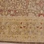 9x12 RUG PERSIAN VEGETABLE DYE WOOL BROWN IVORY YELLOW