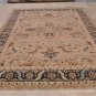 9x12 RUG PERSIAN VEGETABLE DYE CAMEL BLACK TWISTED WOOL