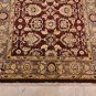 4x6 WOOL AREA RUG HANDMADE VEGETABLE DYE CHOBI WINE NEW