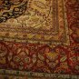 12x18 RUG HANDMADE SPUN MASTERPIECE BLACK IVORY KNOTTED