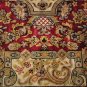 6x9 RUG VICTORIAN WOOL MASTERPIECE HANDMADE RED BLACK