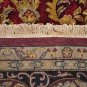 6x9 RUG VICTORIAN WOOL MASTERPIECE HANDMADE RED BLACK