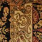 6x9 WOOL RUG VICTORIAN BLACK RED MASTERPIECE HANDMADE
