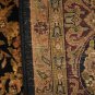 6x9 WOOL RUG VICTORIAN BLACK RED MASTERPIECE HANDMADE