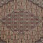 6x9 TABRIZ RUG HANDMADE IVORY PLUM LT GOLD ORIENTAL W&S