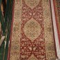 27" WIDE UNBOUND RUNNER BURGUNDY TAUPE TAN BUY BY FOOT