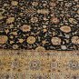 10x14 AREA RUG HANDMADE KNOTTED BLACK GOLD MASTERPIECE