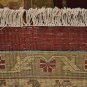 NEW 10x14 AREA RUG HANDMADE KNOTTED RED BLACK GEOMETRIC