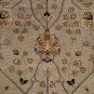 10x14 AREA RUG HANDMADE KNOTTED BEIGE BLACK TWISTED DYE