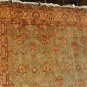 6x9 WOOL RUG VEGETABLE DYE CHOBI BLUE IVORY HANDMADE