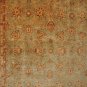 6x9 WOOL RUG VEGETABLE DYE CHOBI BLUE IVORY HANDMADE