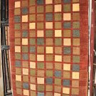 6x9 WOOL AREA RUG CONTEMPORARY HANDMADE VEG DYE SQUARES