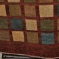 6x9 WOOL AREA RUG CONTEMPORARY HANDMADE VEG DYE SQUARES