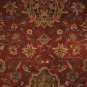 8x10 KASHAN RUG RED GREEN GOLD HANDMADE THICK PLUSH WOOL PILE 196 KPSI INDIA NEW