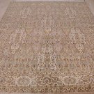 8x10 WOOL HAND KNOTTED AREA RUG IVORY BGE PERSIAN FINE