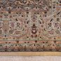 8x10 WOOL HAND KNOTTED AREA RUG IVORY TEAL PERSIAN FINE
