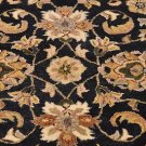 4x6 WOOL AREA RUG PERSIAN BLACK IVORY HAND MADE TUFTED