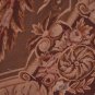 8x10 RUG BROWN FRENCH AUBUSSON SAVONERRIE TAPESTRY THIN