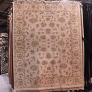 8x10 WOOL HANDMADE AREA RUG BEIGE SAND PESHAWAR VEG DYE