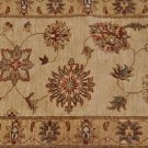2.5x14 RUNNER HANDMADE WOOL IVORY VEGETABLE DYE CHOBI