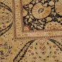 10x14 WOOL AREA RUG FINE PERSIAN BLACK GOLD HANDMADE