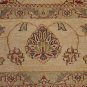NEW 10x14 WOOL AREA RUG HANDMADE BEIGE KNOTTED INDIA