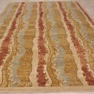 10x14 WOOL AREA RUG HANDMADE MODERN MULTI KNOTTED TRANS